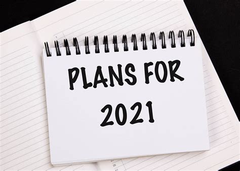 Plans for 2021